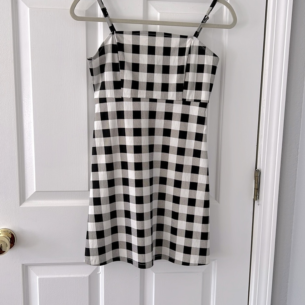 Black and White Checkered Forever 21 Dress